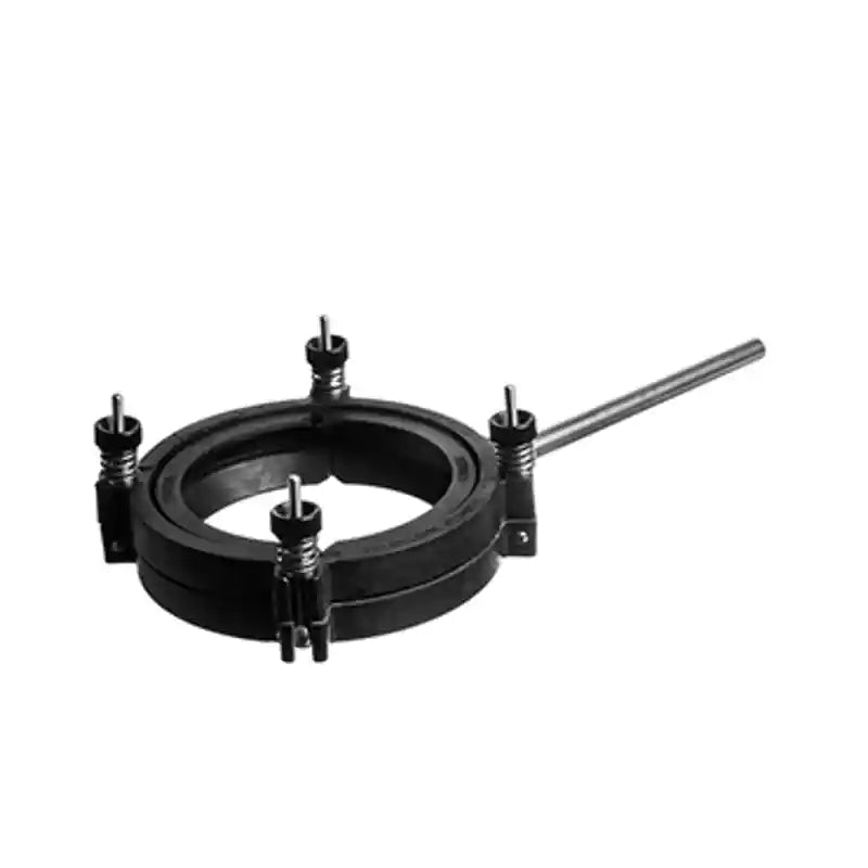 "Sturdy holder for reaction vessels, ensuring secure placement during experiments."